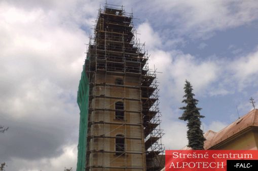 Rekonštrukcia kostolnej veže - Púchov